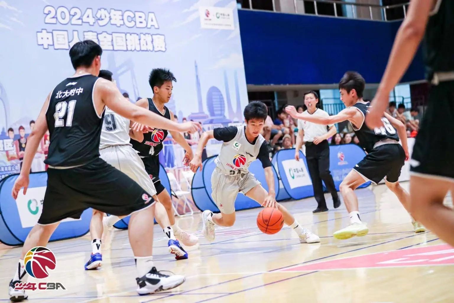 2024年6月10日少年CBA北京首钢赛区城市赛决赛 北大附中夺冠 将参加全国赛